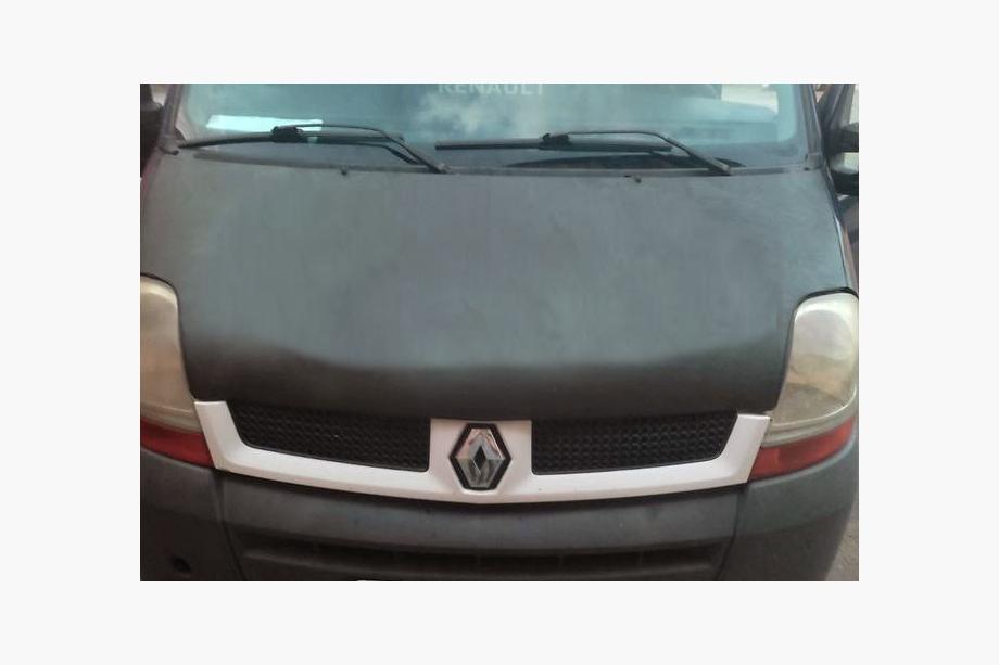 Renault Master 1998-2010 гг. Чехол капота 2003-2010 (эко-кожа) Image