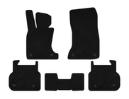 BMW 7 серия F01/F02 2008-2015 гг. Текстильные коврики Deluxe (для F01, черные) фото 1