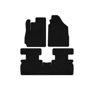 Текстильные коврики Deluxe (2 ряда, Черный) Jetour X70 2018- гг. фото 1