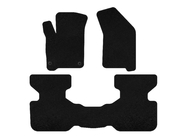 Fiat Freemont 2011-2016 гг. Текстильные коврики Deluxe (2011-2016, черный) фото 1