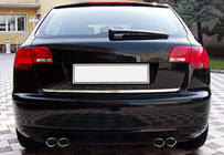 Audi A3 2012-2020 гг. Накладка на багажник нержавейка фото 4
