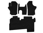 Hyundai H200, H1, Starex 1998-2007 гг. Текстильные коврики Deluxe (2004-2007, 2 ряда, 8-местный, черный) фото 1