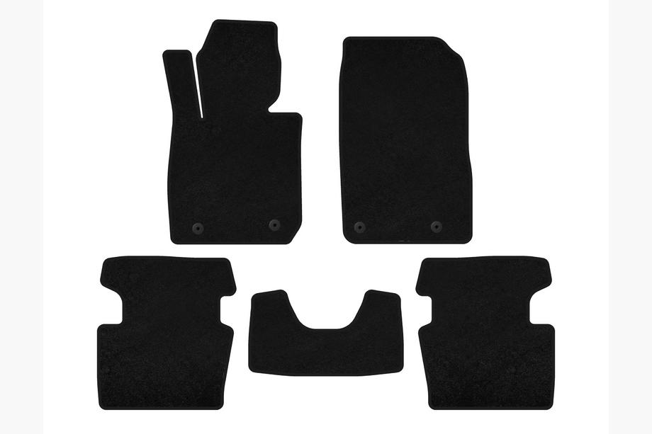 Mazda CX-3 2015- гг. Текстильные коврики Deluxe (с 2018+, черные) Image