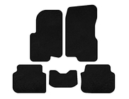 Smart 1998-2007 гг. Текстильные коврики Deluxe (2003-2007, Forfour, Черный) фото 1