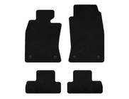 Mini Cooper R50/52/53 2000-2006 гг. Текстильные коврики Deluxe (для R50, черные) фото 1