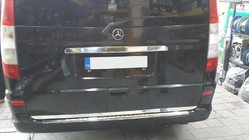 Mercedes Viano 2004-2014 гг. Молдинг крышки багажника нержавеющая сталь фото 3