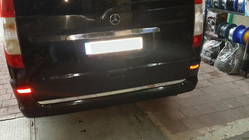 Mercedes Viano 2004-2014 гг. Молдинг крышки багажника нержавеющая сталь фото 5