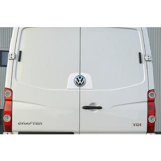Обводка заднего логотипа (нержавейка) Volkswagen Crafter 2006-2016 гг. фото 1
