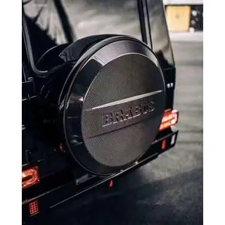 Накладка на запасное колесо BRB-Style (Карбон) Mercedes G class W463 1990-2018 гг. фото 2