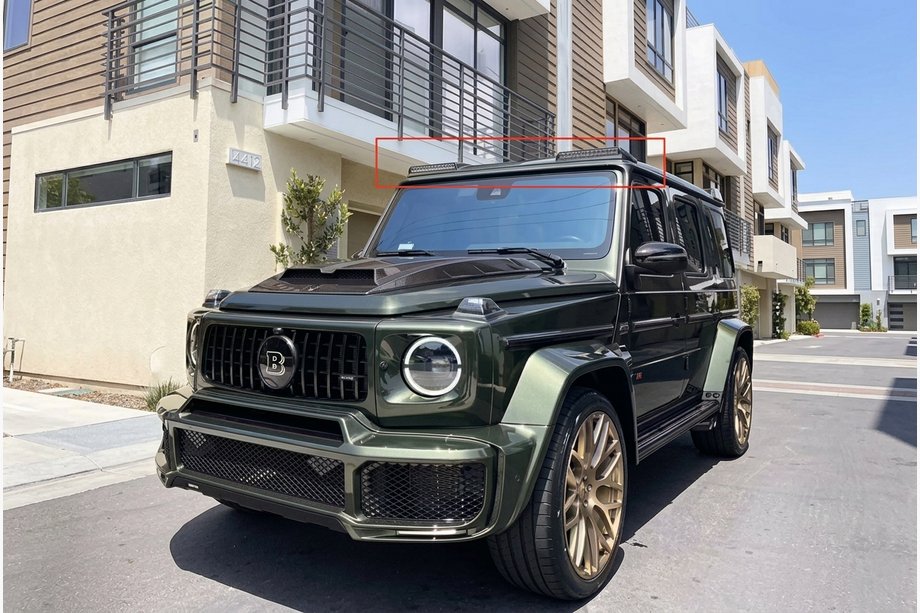 Mercedes G class W463 2018-2024 гг. Спойлер BRB-Design (Карбон) Image