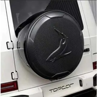 Накладка на запасное колесо Topcar-Style (Карбон) Mercedes G class W463 2018-2024 гг. фото 1