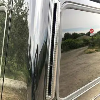 Накладки на задние стойки (карбон) Mercedes G class W463 1990-2018 гг. фото 2