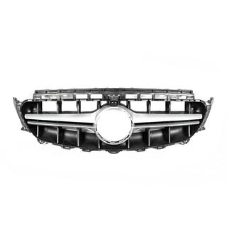 Передняя решетка в стиле E63 AMG Silver (для Avantgarde/AMG-Line/E43 AMG/E53 AMG 2016-2019) фото 1