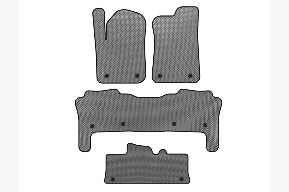 Infiniti QX56 2010-2013 гг. Коврики EVA (3 ряда, Серые) Image