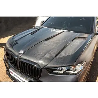 Карбоновый капот (G06/F96) BMW X6 G06 2019–2027 гг. фото 2