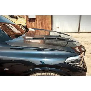 Карбоновый капот V1 (G06/F96) BMW X6 G06 2019–2027 гг. фото 2