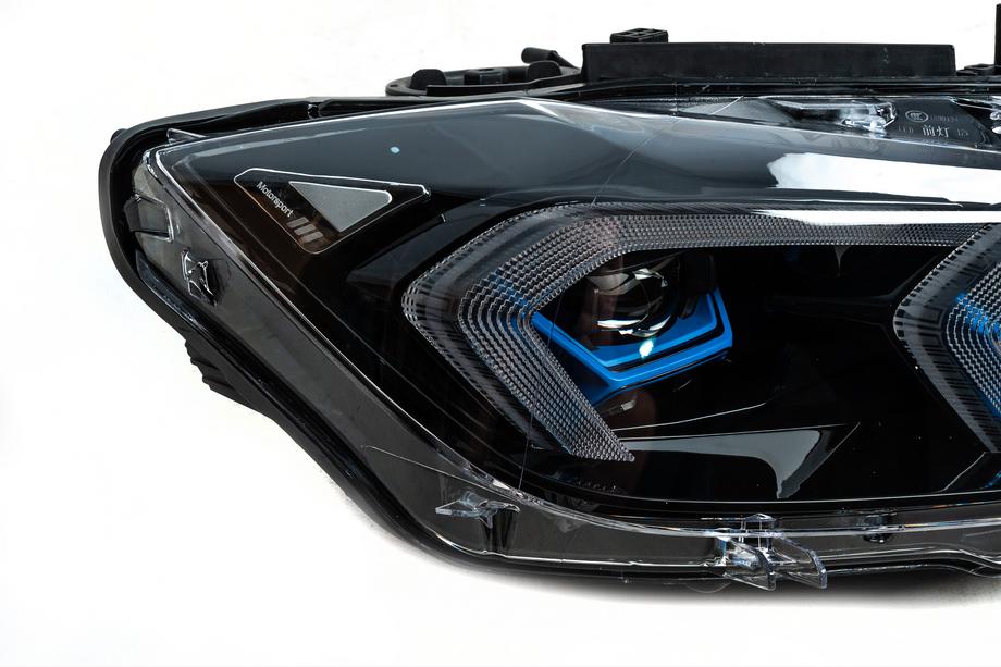 BMW 3 серия F30/F31 2012-2019 гг. Передние фары в стиле G20 (с галогена на LED, 2 шт.) Фото 4