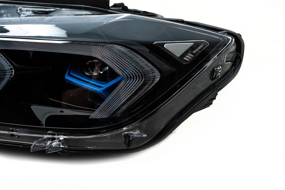 BMW 3 серия F30/F31 2012-2019 гг. Передние фары в стиле G20 (с галогена на LED, 2 шт.) Фото 5
