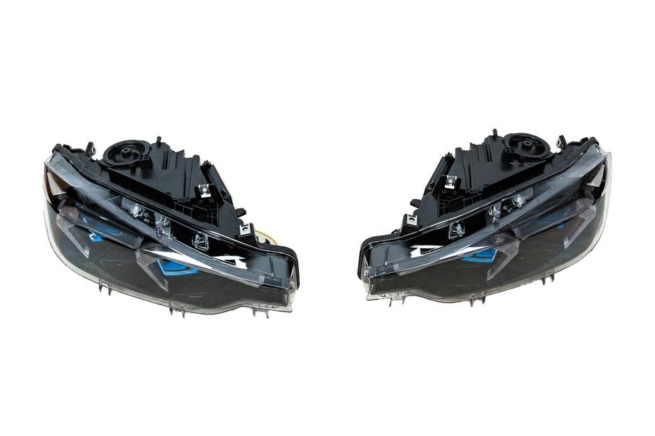 BMW 3 серия F30/F31 2012-2019 гг. Передние фары в стиле G20 (с галогена на LED, 2 шт.) Фото 6