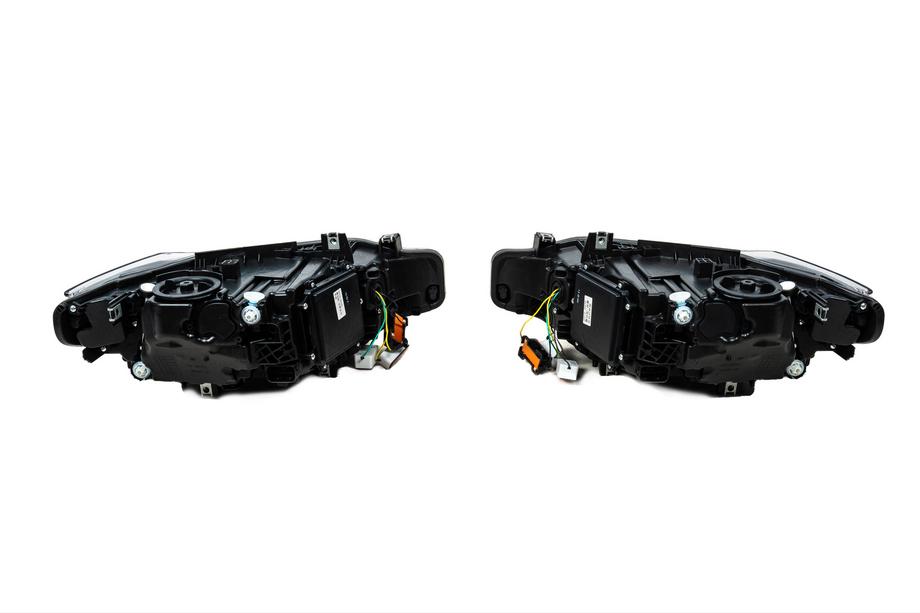 BMW 3 серия F30/F31 2012-2019 гг. Передние фары в стиле G20 (с галогена на LED, 2 шт.) Фото 7