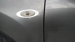Nissan Qashqai 2010-2014 гг. Окантовка поворотника (2 шт, нержавейка) фото 1