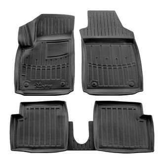 Коврики Резиновые Stingray 3D (Для Fiat 500, Europe, 5 шт)