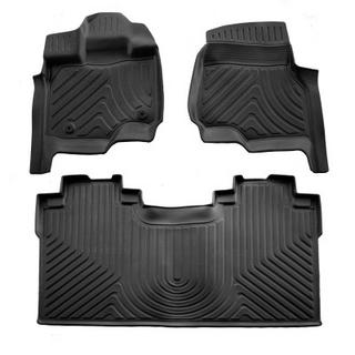 Коврики резиновые Stingray 3D (Crew Cab, 3 шт) Ford F-150 2014-2021 гг.