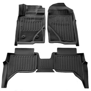 Резиновые коврики Stingray 3D (5 шт) Ford Ranger 2022- гг.