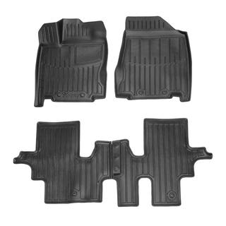 Резиновые Коврики Stingray 3D (7 мест, комплект 4 шт.) Infiniti QX60 2016-2021 гг.