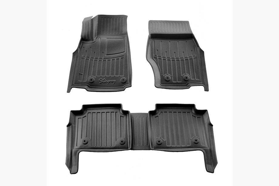 Jeep Grand Cherokee WL 2021- гг. Резиновые коврики Stingray 3D (5 мест, 5 шт.) Image
