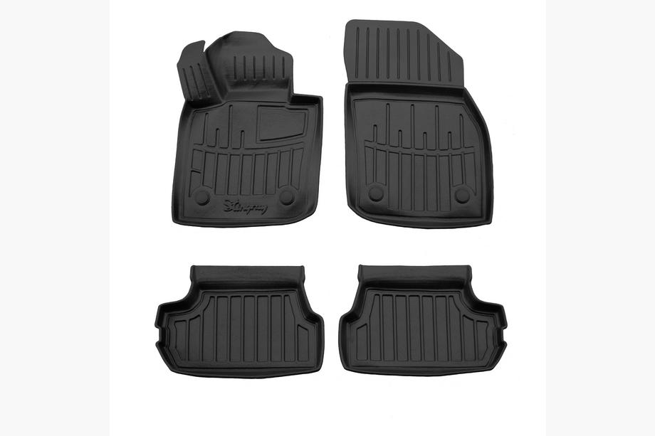 Mini Cooper F55/56/57 2014-2023 гг. Резиновые коврики Stingray 3D (3-дверный, 4 шт.) Image