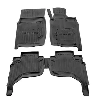 Коврики резиновые Stingray 3D Правый руль, комплект 5 шт Mitsubishi L200 2006-2015 гг.