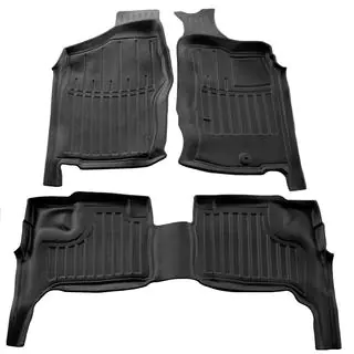 Коврики Резиновые Stingray 3D (Для Navara (D22), Правый Руль, 3 шт)