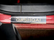 Nissan Qashqai 2010-2014 гг. Накладки на пороги Carmos V1 нержавейка комплект 4 шт фото 4