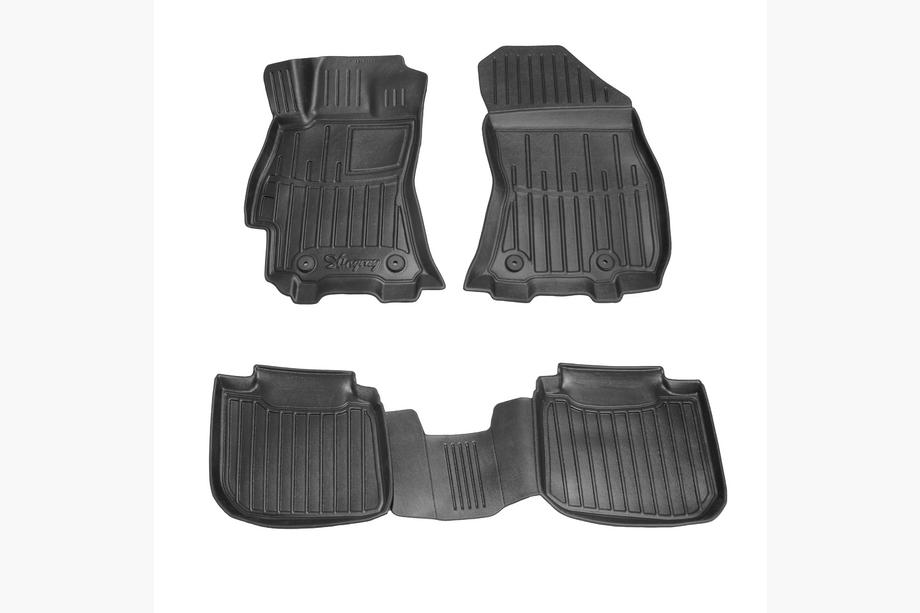 Subaru Outback 2014-2019 гг. Резиновые коврики Stingray 3D (5 шт) Image