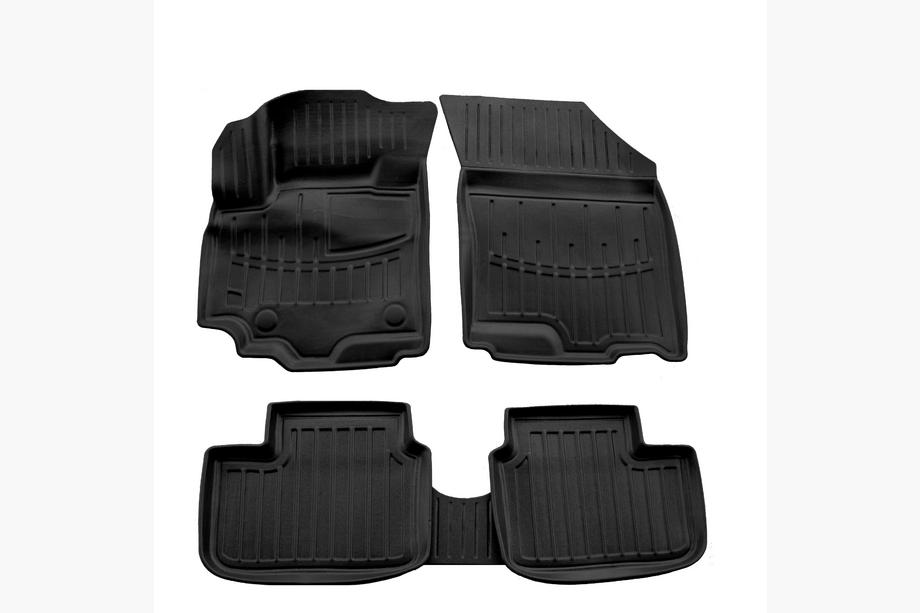 Fiat Sedici 2006-2014 гг. Резиновые коврики Stingray 3D (5 шт) Image