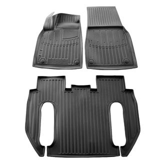 Резиновые Коврики Stingray 3D (Для Plaid, 6-местный, 3 шт.)