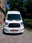Ford Transit 2014- гг. Накладка на передний бампер LED (2014-2019, грунт под покраску) фото 4