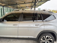 Volkswagen Atlas (Terramont) 2016- гг. Багажник поперечины на стандартные рейлинги без замка Flybar V1 (2 шт) до 140 см, Серый фото 1