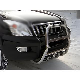 Высокий кенгурятник (нержавейка) Toyota Land Cruiser Prado 120 2002-2009 гг.