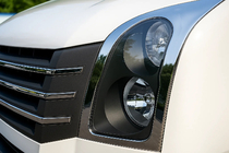 Volkswagen Crafter 2006-2016 гг. Накладки на фары (2 шт., нержавеющая сталь) фото 4