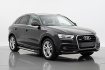 Audi Q3 2011-2019 гг. Боковые Подножки Sunrise (2 шт., Алюминий) фото 1