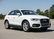 Audi Q3 2011-2019 гг. Боковые Подножки RedLine Black (2 шт., Алюминий) фото 1