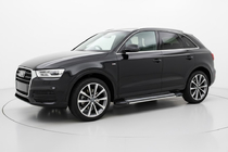 Audi Q3 2011-2019 гг. Боковые Подножки Rainbow (2 шт., Алюминий) фото 1