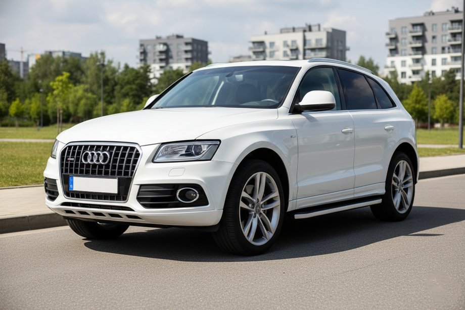 Audi Q5 2008-2017 гг. Боковые Подножки Tayga (2 шт., Алюминий) Image