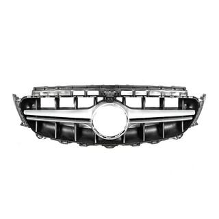 Передняя решетка в стиле E63 AMG Silver (для Avantgarde/AMG-Line/E43/E53 2016-2020) Mercedes E-class coupe C238 2016-2024 гг. фото 1