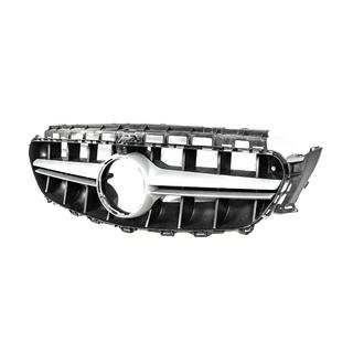 Передняя решетка в стиле E63 AMG Silver (для Avantgarde/AMG-Line/E43/E53 2016-2020) Mercedes E-class coupe C238 2016-2024 гг. фото 2