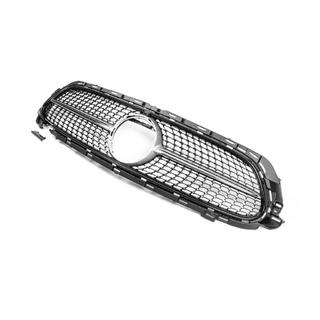 Передняя решетка Diamond Silver (для AMG-Line 2020-2023) Mercedes E-class coupe C238 2016-2024 гг. фото 2