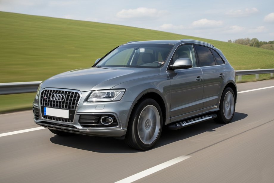 Audi Q5 2008-2017 гг. Боковые Подножки Sunrise (2 шт., Алюминий) Image