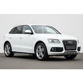 Боковые Подножки Rainbow (2 шт., Алюминий) Audi Q5 2008-2017 гг. фото 1